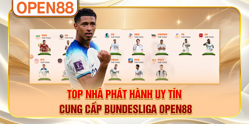 Top nhà phát hành uy tín cung cấp Bundesliga OPEN88