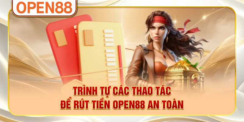 Trình tự các thao tác để rút tiền OPEN88 an toàn